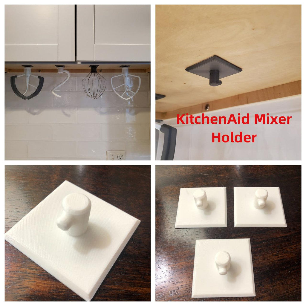 Kitchenaid Tool Holder Set of 3 / Under Cabinet / 3d Printed